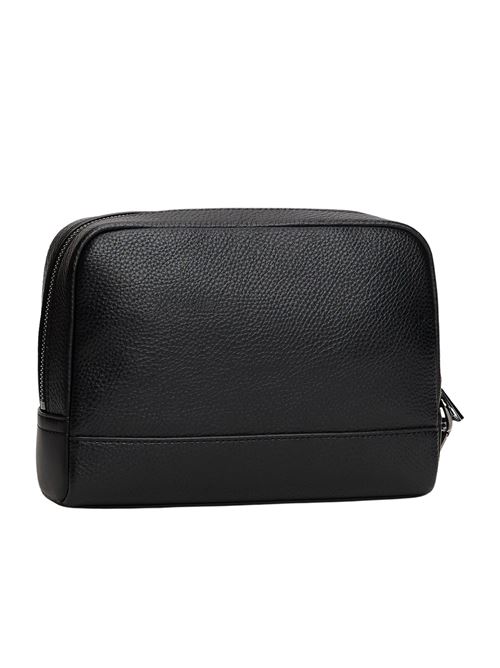 Pochette nera in poliuretano Tommy Hilfiger | AM0AM13790BDS